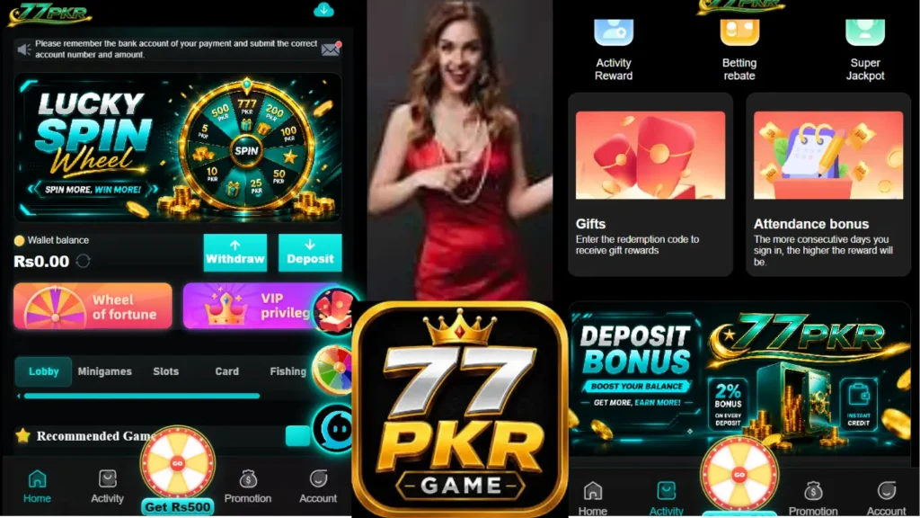 77PKR Game banner image