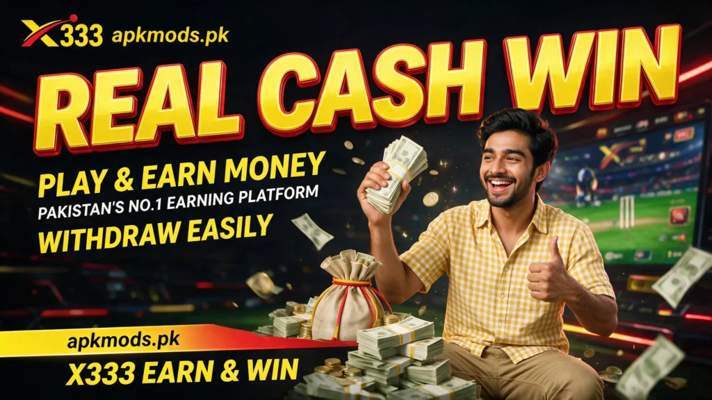 X333 Game APK Download (Pakistani Earning Platform)